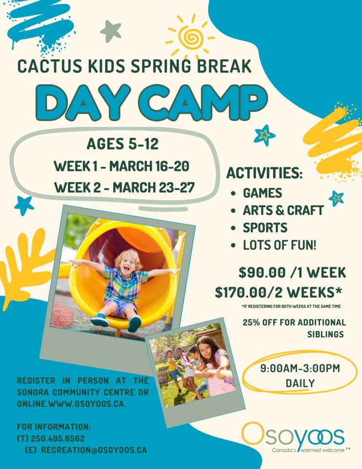 Spring Break Camp Poster